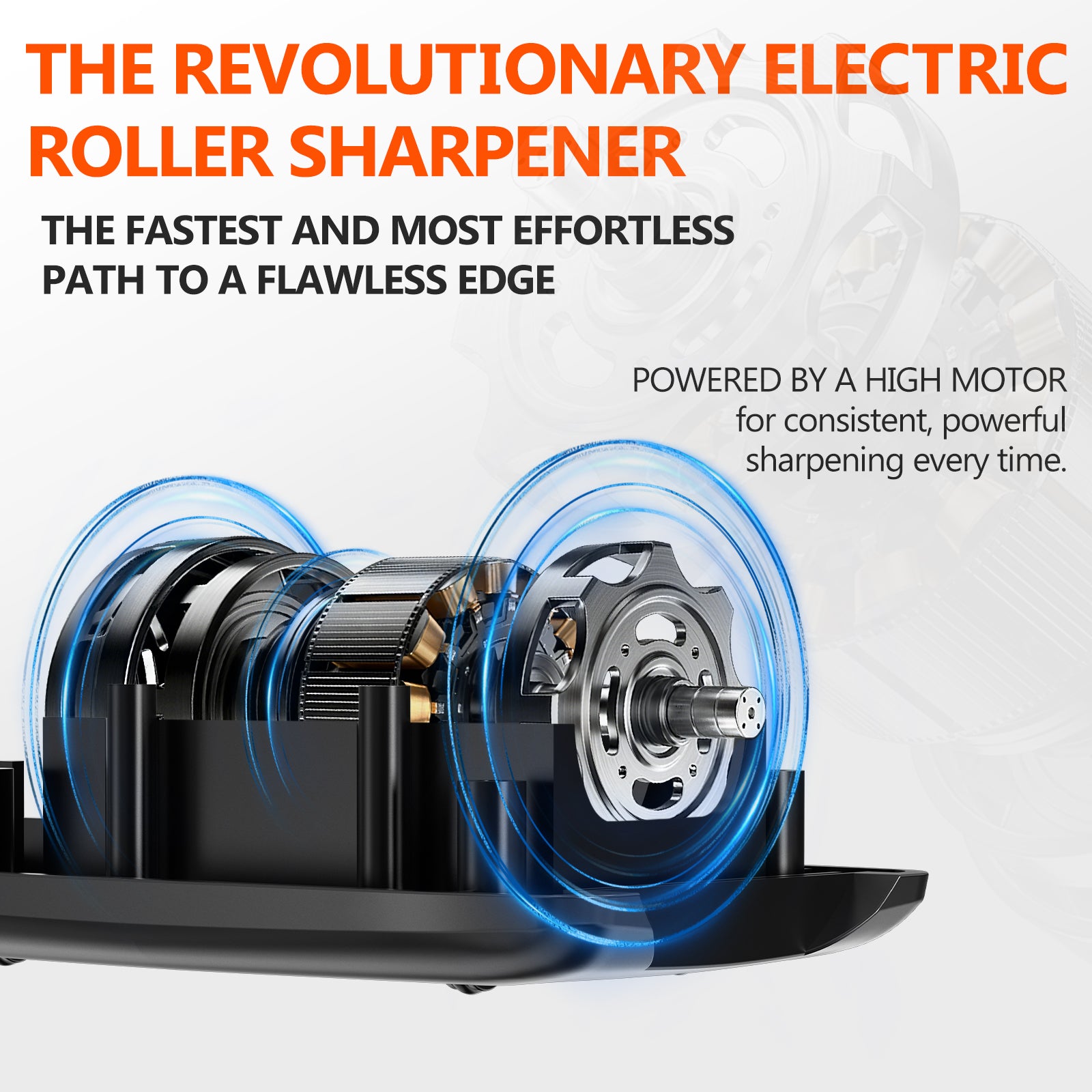 Longzon ZForge - First Electric Rolling Knife Sharpener with Adjustable 10-25° Angles