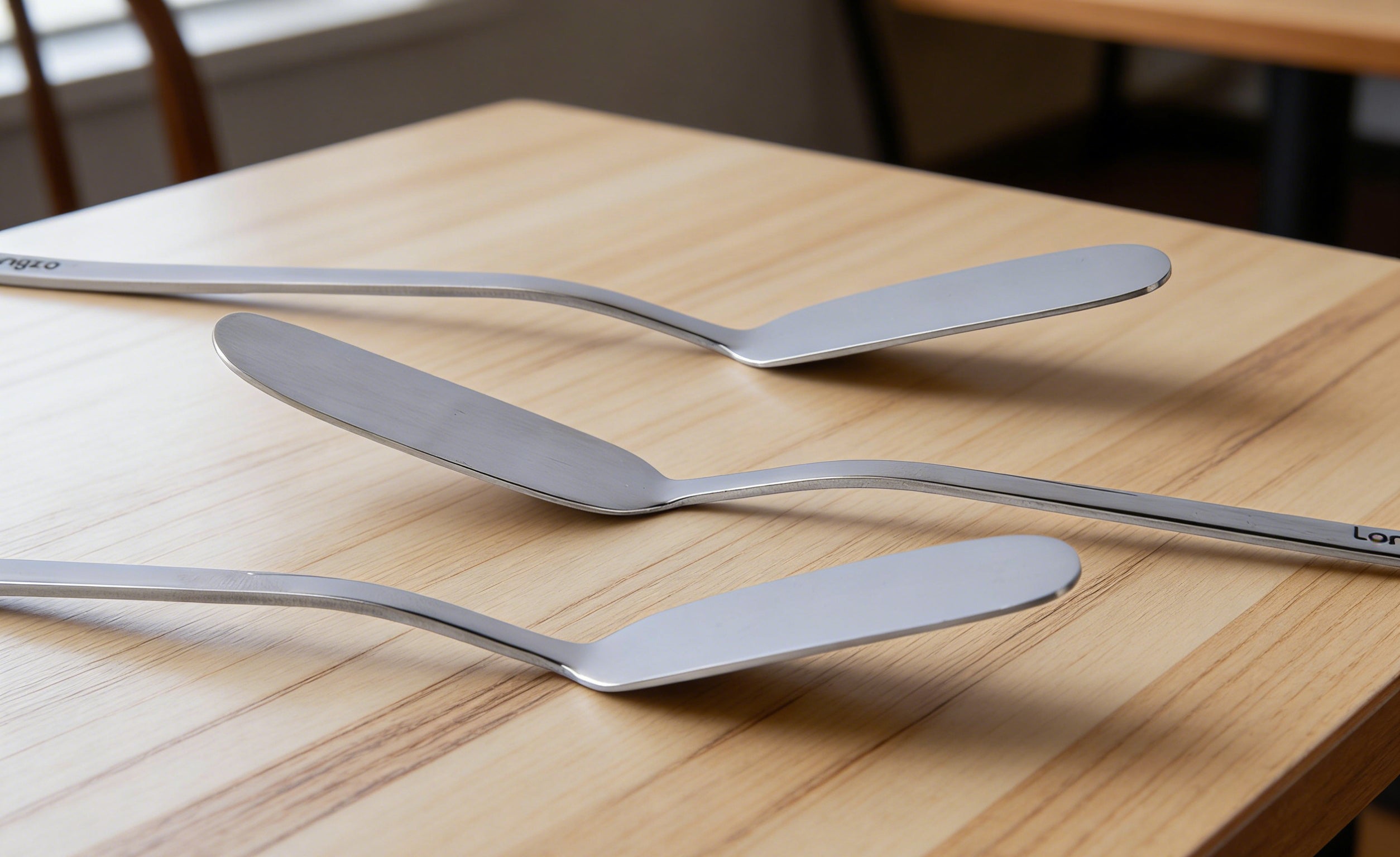 Longzon 316 Stainless Steel Butter Knife,Butter Spreader,Jam Spoon,Multi-Purpose Butter Spreader Knife for Kitchen Restaurant Party,Bread Sandwich Spreader,Dishwasher Safe