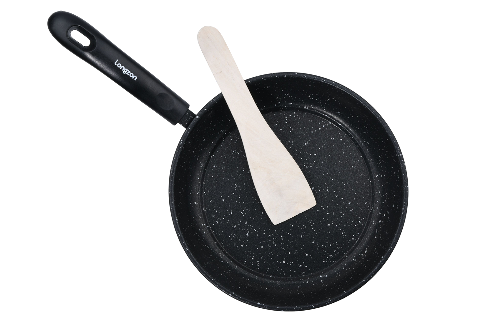 Longzon Stainless Steel Frying Pan, Professional Grade Skillet with Ergonomic Handle,Thickened Tri-Ply Base Cooking Pan for All Stovetops including Induction,Oven Safe Kitchenware