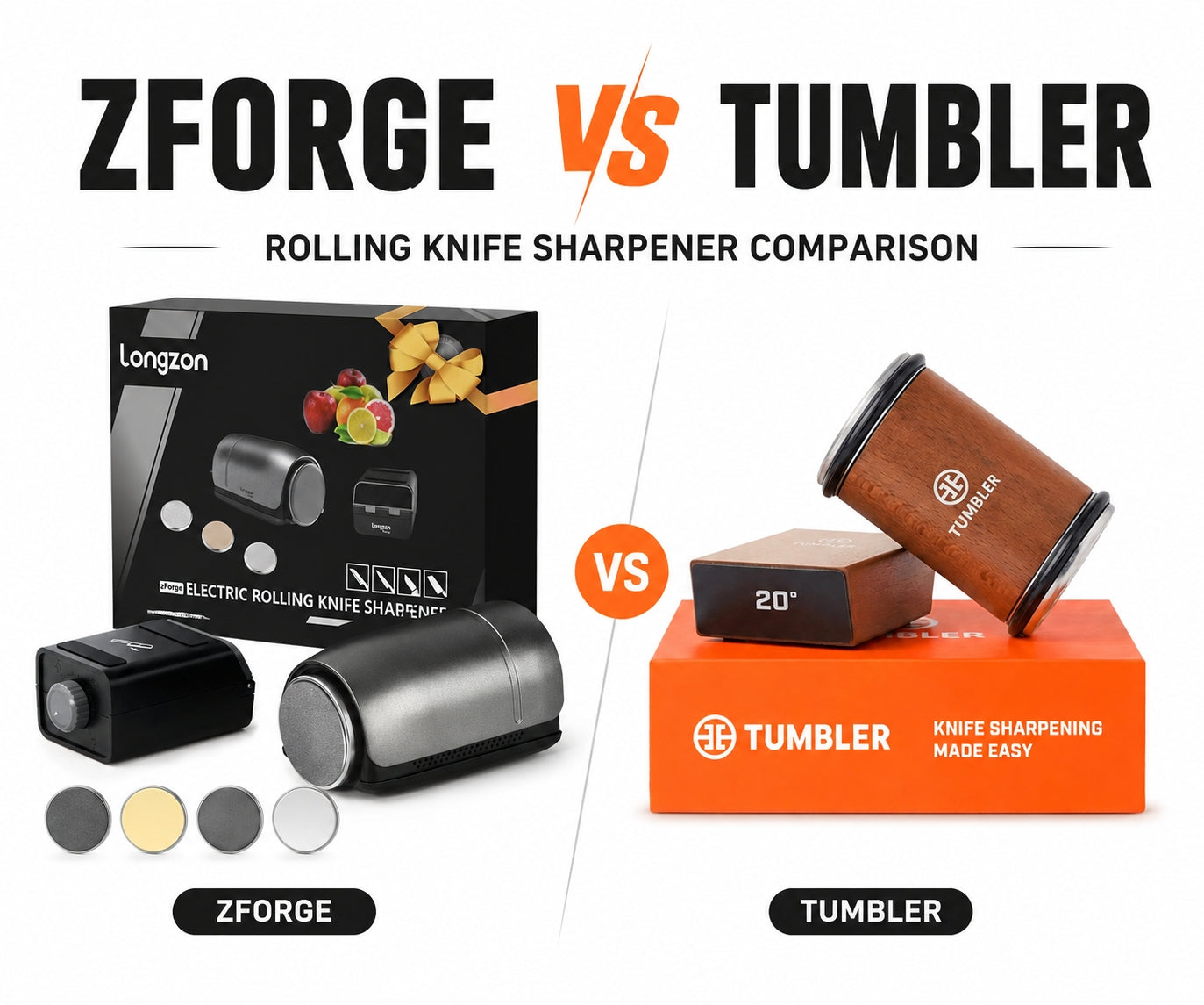 ZForge vs Tumbler Rolling Knife Sharpener