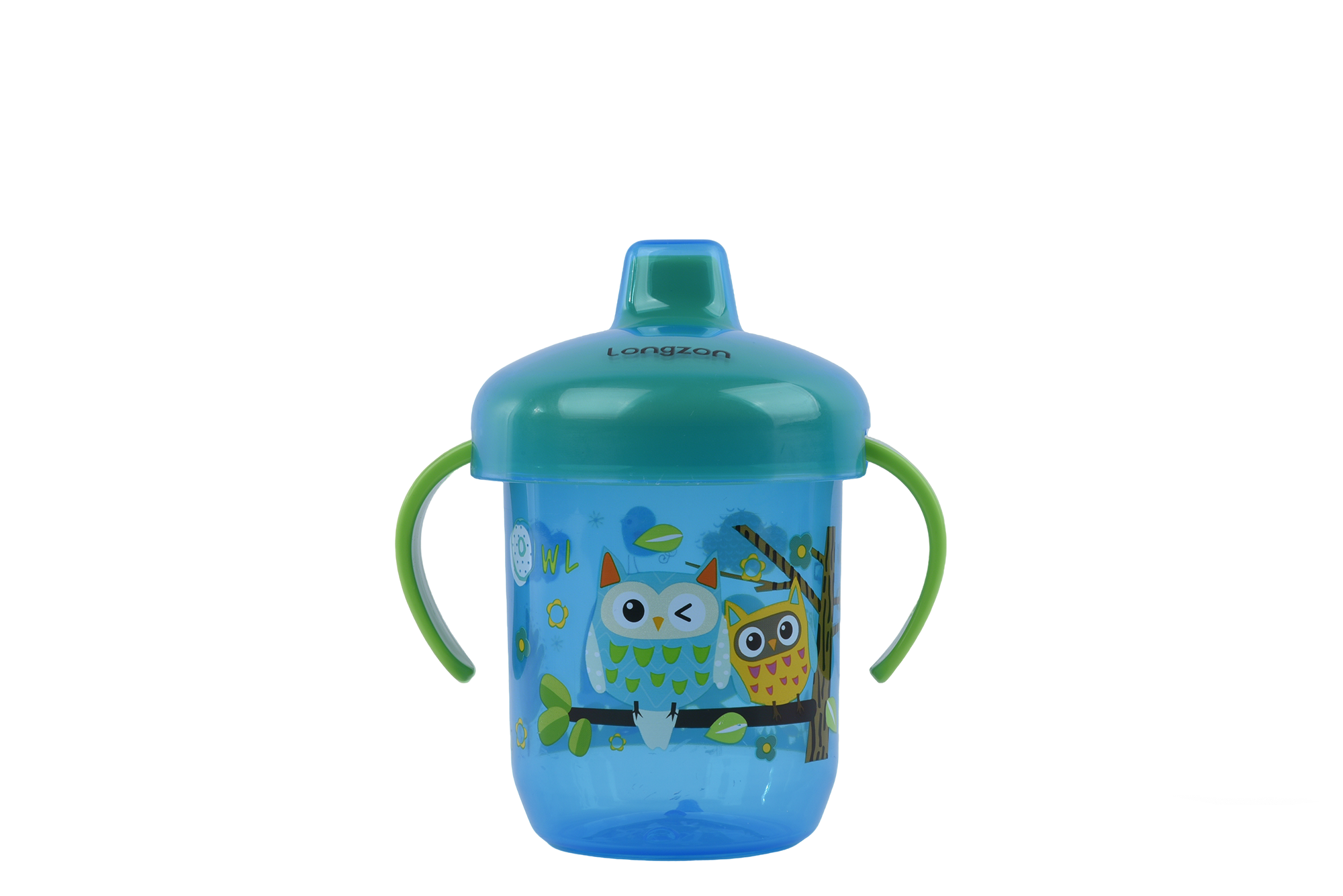 Longzon Sippy Cup for Toddlers, Leak-Proof Baby Training Cup with Lip-Activated Valve, Food Grade BPA-Free Spill Proof Miracle Cup for Kids Learning to Drink